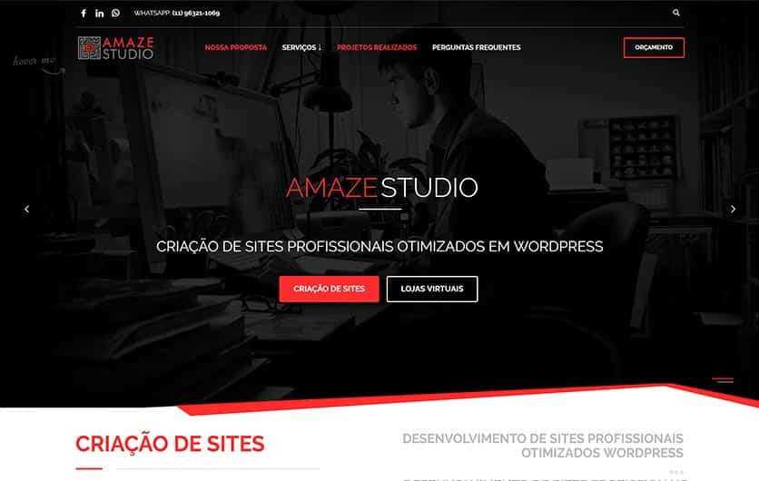Criação de Sites em São Paulo - AmazeStudio