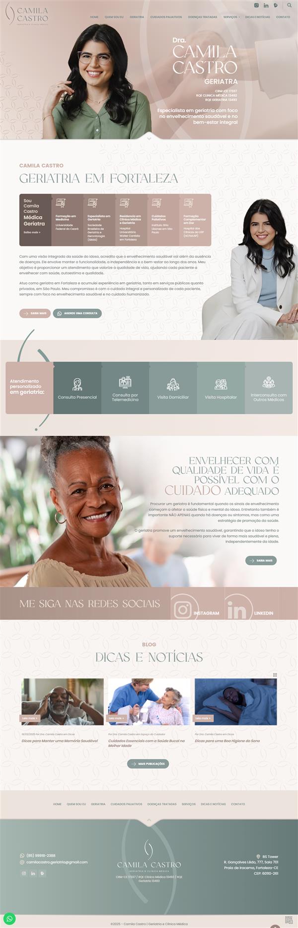 Criação de Sites para médicos, clínicas e consultórios na área da saúde