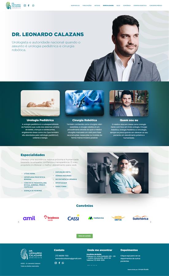 Criação de Sites SP - Amaze Studio | Sites para Clínicas e consultórios Médicos