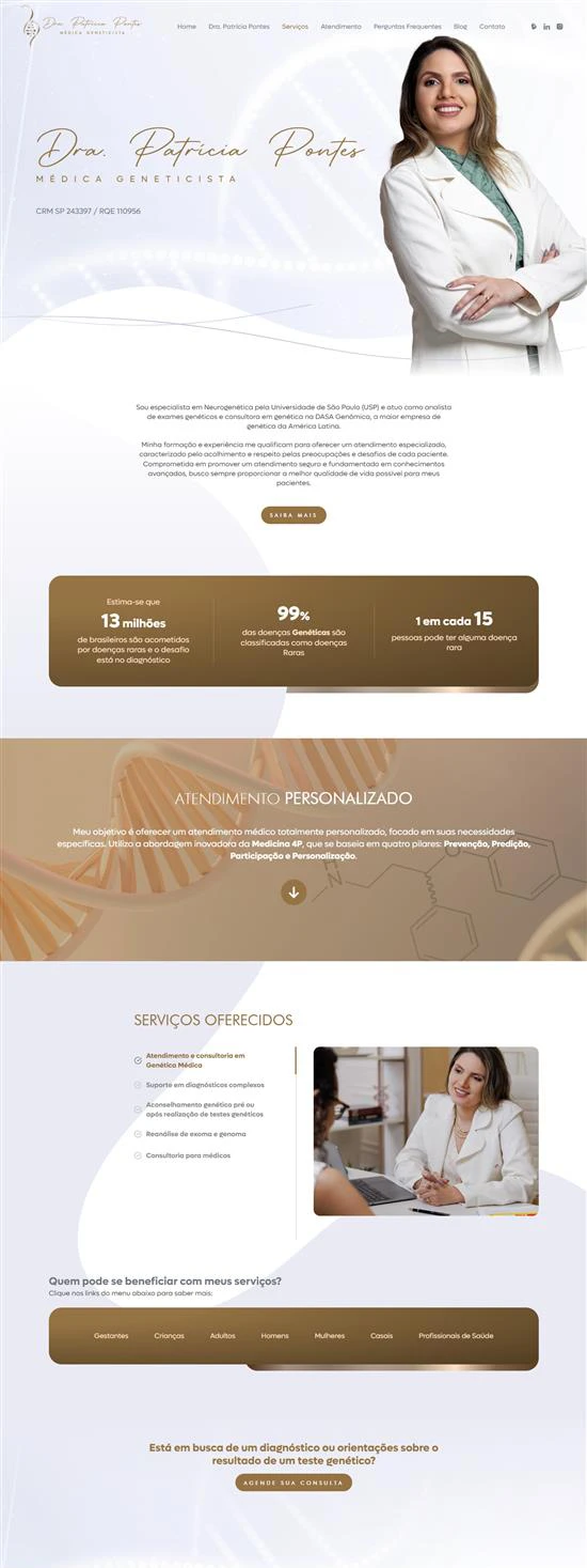 Criação de Sites para médicos, clínicas e consultórios na área da saúde