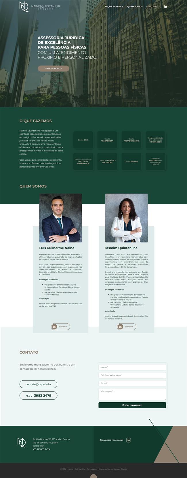 Criação de Site para Advogados | Desenvolvimento de site