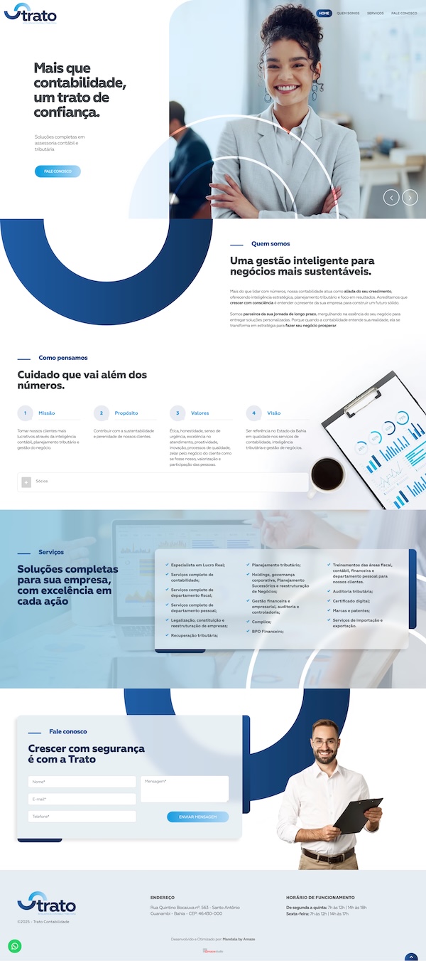 Criação de Sites Profissionais para Contabilidade | Amaze Studio